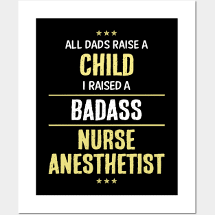 Badass Nurse Anesthetist Posters and Art